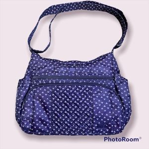 Purple lug bag.